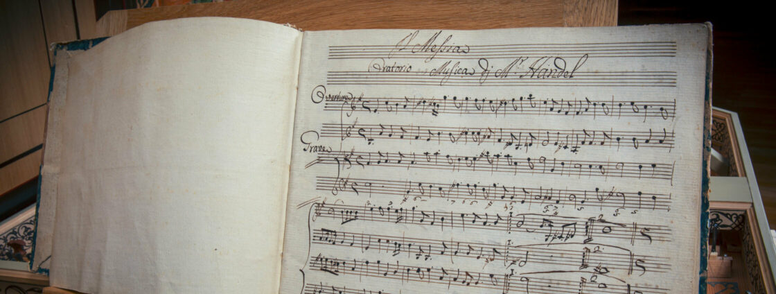 Handschrift »Il Messia« Autographe Partitur für die erste Aufführung des Oratoriums »Messiah« von Georg Friedrich Händel in Florenz, ca. 1768 (Verfasser unbekannt) (Foto: Thomas Ziegler)